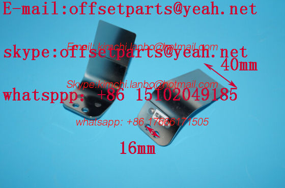 Cina komori machines Guide,komori upward sheet spring,High quality,Width=40mm,Hole-6mm,Center d fornitore