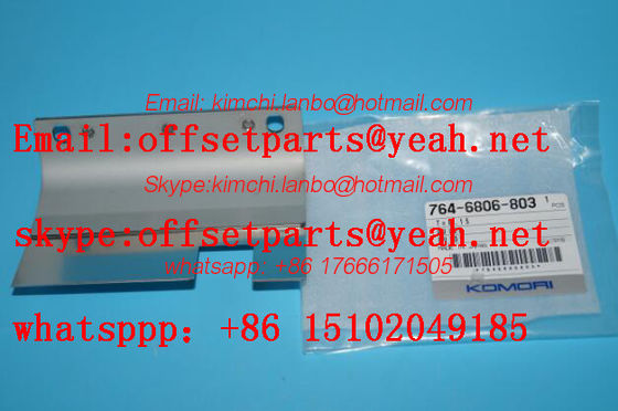 Cina 764-6806-803,Komori guide,komori LS machines original parts,Thickness-0.15mm,Length=125mm, fornitore