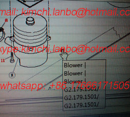 Cina SM52 SM74 blower,G2.179.1501,original new blower,240V,400W fornitore