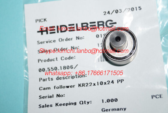 00.550.1806, original cam follower KR22x10x24PP,F-64986.04,bearing fornitore