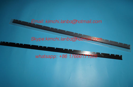 XL105 wash up blade,1125X41X0.5mm,21 slots,XL105 machine blades fornitore