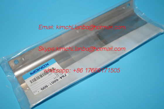 7646801605,komori original guide,764-6801-605,komori LS440 LS540 LS640 LS740 machine front lay sheet separator,komori or fornitore