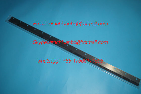 komori L40 machines wash up blade komori wash up blade 1105x50x0.5mm 15 holes GOOD QUALITY fornitore