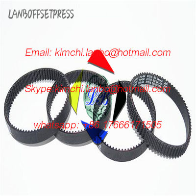 Gates 210HTD3M-9MM Roller drive belts V tip type offset printing machine belt fornitore